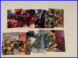 2007 & 2008 Upper Deck Marvel Masterpieces Set of (11) Promo Cards