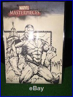 2007 Marvel Masterpieces Nar Sketch Card Julio Naranjo Sketch Card