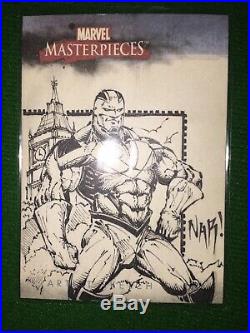 2007 Marvel Masterpieces Nar Sketch Card Julio Naranjo Sketch Card