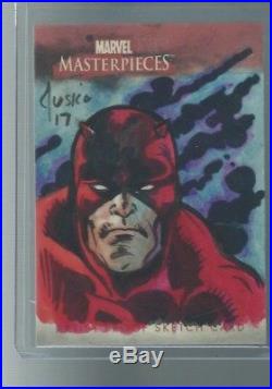 2007 Upper Deck Marvel Masterpieces Daredevil SKETCH by Joe Jusko #1/1 AP
