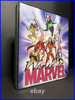 2008 Rittenhouse Women of Marvel Series 1 Original Binder With Complete Base Set