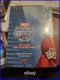 2008 Upperdeck Factory Sealed Marvel Ultimate Battles 24 Pack Box