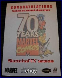 2009 Marvel Sketch Card Wolverine! By John Haun