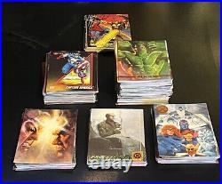 200+ Vintage Marvel Trading Card Lot SUPER HEROS 92' MASTERPIECES 93' X-MEN 94