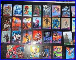 200+ Vintage Marvel Trading Card Lot SUPER HEROS 92' MASTERPIECES 93' X-MEN 94