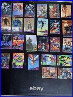 200+ Vintage Marvel Trading Card Lot SUPER HEROS 92' MASTERPIECES 93' X-MEN 94