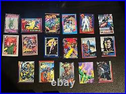 200+ Vintage Marvel Trading Card Lot SUPER HEROS 92' MASTERPIECES 93' X-MEN 94