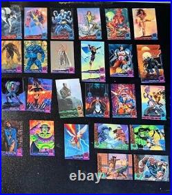 200+ Vintage Marvel Trading Card Lot SUPER HEROS 92' MASTERPIECES 93' X-MEN 94