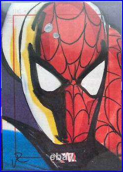 2010 Marvel 70th Sketch Card Spiderman by Joe Rubinstein