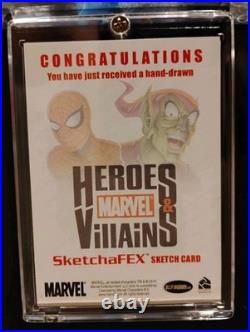 2010 Marvel Heroes & Villains Sketch Card Magneto Vs Professor X By Miller 2010 Marvel Heroes & Villains Sketch Card Magneto Vs Professor X By Miller