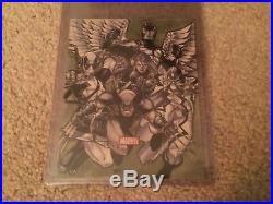 2010 Marvel Heroes and Villains Uncut AP Sketch Card Richard Cox X-Men