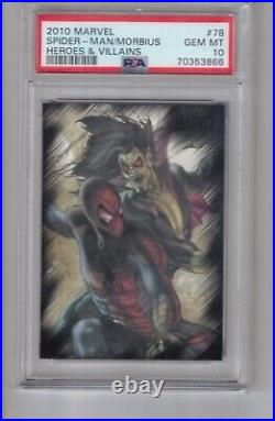 2010 Marvel Spider-Man Morbius Heroes Villains #78 PSA 10 GEM MT