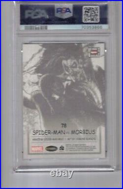 2010 Marvel Spider-Man Morbius Heroes Villains #78 PSA 10 GEM MT