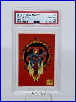 2011 Stussy Marvel Ghost Rider PSA 10 GEM MINT series 1 trading card Rare