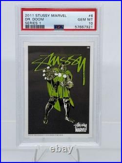2011 Stussy x Marvel Comics Series 1 Doctor Doom #06 PSA 10 Avengers