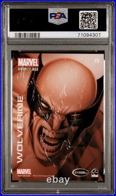 2012 Marvel Bronze Age Embossed #E9 Wolverine PSA 9? RARE
