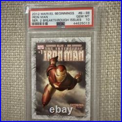 2012 Marvel Iron Man PSA 10 low pop 10 only rare