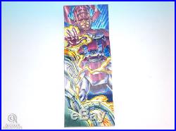 2012 Marvel Premier Silver Surfer Sketch Card Mel Uran Galactus Upper Deck 1/1