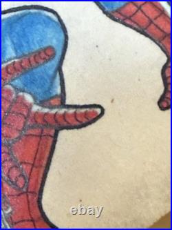 2012 UD Marvel Beginnings SPIDER-MAN Sketch Card Jason Saldajeno ARTIST PROOF