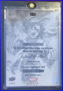 2012 UD Marvel Beginnings SPIDER-MAN Sketch Card Jason Saldajeno ARTIST PROOF