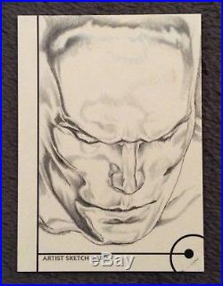 2013 Fleer Marvel Retro Bob Stevlic SILVER SURFER Sketch Art Card Rare Character