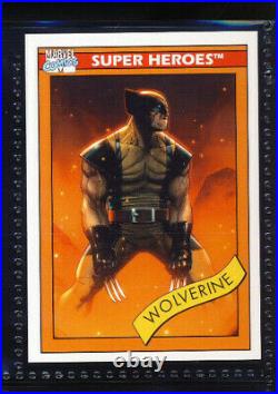 2013 Marvel Fleer Retro 1990 Marvel Universe Card #17 Wolverine
