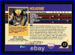 2013 Marvel Fleer Retro 1992 Universe Wolverine #13 2f4