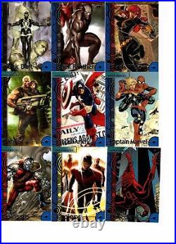 2013 Marvel Fleer Retro Complete Base Set (60)