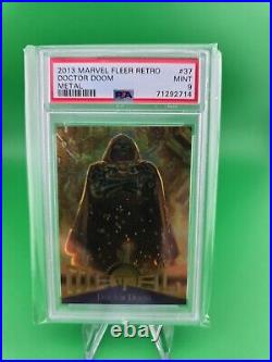 2013 Marvel Fleer Retro Doctor Doom Metal PSA 9 Mint