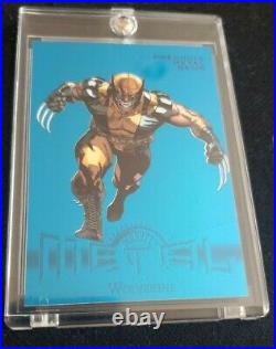 2013 Marvel Fleer Retro Precious Metal Gems Wolverine Blue #21/50 SP