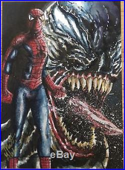 2013 Marvel Fleer Retro Sketch Spider-Man By Matt Glebe
