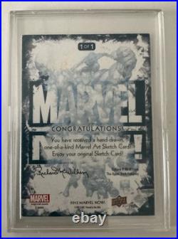 2013 Marvel Now Sketch Upper Deck Angela Unknown Artist