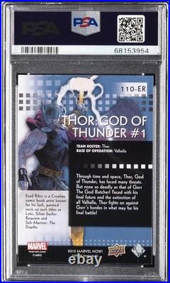 2013 Thor Psa 10 Ud Marvel Now Cutting Edge Covers Variants God Of Thunder
