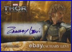 2013 UD Marvel Thor The Dark World AUTOGRAPH card Zachary Levi ZL auto