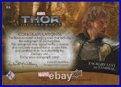 2013 UD Marvel Thor The Dark World AUTOGRAPH card Zachary Levi ZL auto