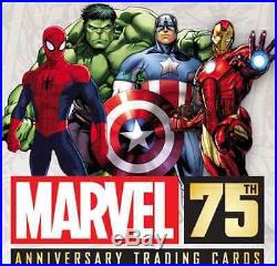 2014 Marvel 75th Anniversary Factory Sealed ARCHIVE Box with Ruby Parallel Set