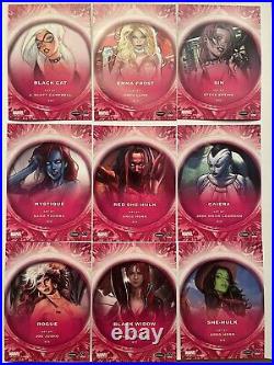 2014 Marvel Dangerous Divas 2 II (S 10 18) 9 Card Sultry Seductresses Set