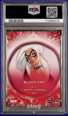2014 Marvel Dangerous Divas Series 2 Sultry Seductresses #S10 Black Cat PSA 9