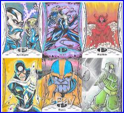 2014 Marvel Premier MASTER SKETCH SET 1-60 COMPLETE with TOP ARTIST All are 1/1