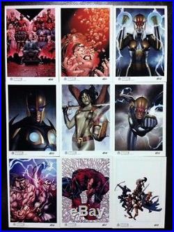 2014 Marvel Universe 2 Master Set Saphire Shadowbox Heroes Origins Promo Case