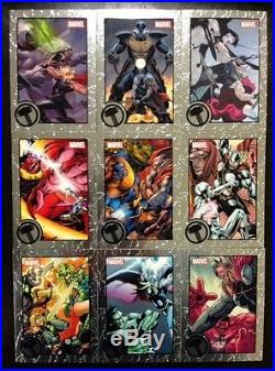 2014 Marvel Universe 2 Master Set Saphire Shadowbox Heroes Origins Promo Case