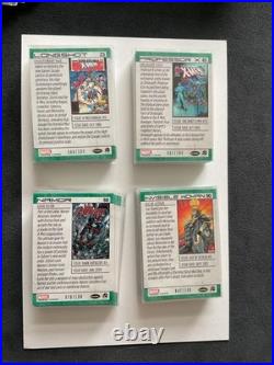 2014 Marvel Universe EMERALD #/100 parallel set Psylocke Wolverine Spider-Man