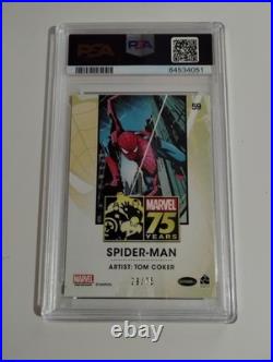 2014 Rittenhouse Archives Marvel Universe 75th Anniversary Spider-Man #59 29/75