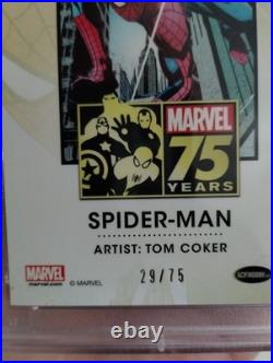 2014 Rittenhouse Archives Marvel Universe 75th Anniversary Spider-Man #59 29/75