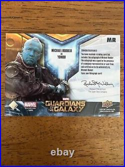 2014 UD Guardians of the Galaxy Michael Rooker Autograph Auto Walking Dead SP