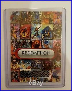 2015 (2016) Marvel Masterpieces Uncut Sheet Redemption Card UN-1 Joe Jusko