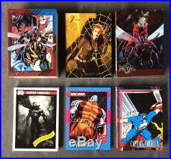2015 Fleer Marvel Retro Base Set + 5 Insert Sets 192 Cards! 1990 1993 1994 1995