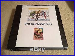 2015 Fleer Marvel Retro Complete Set Holoblast Flair Power Blast 1982 +++