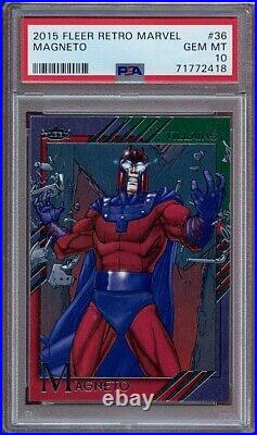 2015 Fleer Retro Marvel #36 Magneto PSA 10? RARE