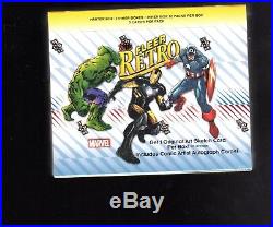 2015 Fleer Retro Marvel Treading cards sealed Hobby Box